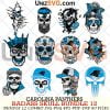 Carolina Panthers Badass Skull Bundle SVG