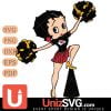 Kansas City Chiefs Betty Boop Girl SVG PNG 8