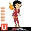 Kansas City Chiefs Betty Boop Girl SVG PNG 9