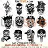 Las Vegas Raiders Badass Skull Bundle SVG