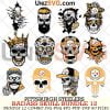 Pittsburgh Steelers Badass Skull Bundle SVG