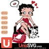 San Francisco 49ers Betty Boop Girl SVG PNG 12