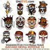 Washington Football Team Badass Skull Bundle SVG