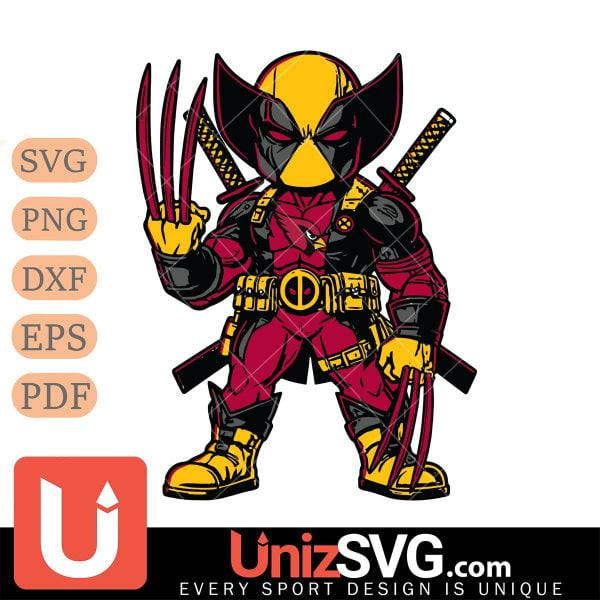 Arizona Cardinals Cute Deadpool And Wolverine