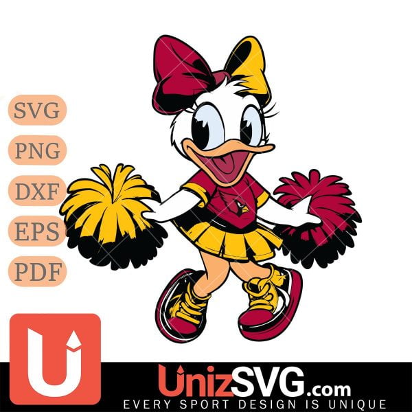 Arizona Cardinals Daisy Duck Cheerleader