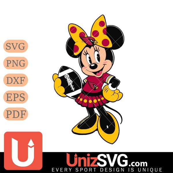 Arizona Cardinals Minnie Mouse