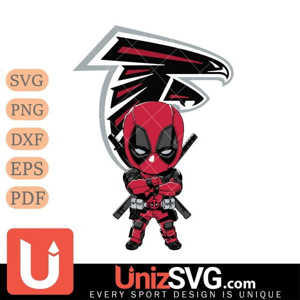 Atlanta Falcons Cute Deadpool