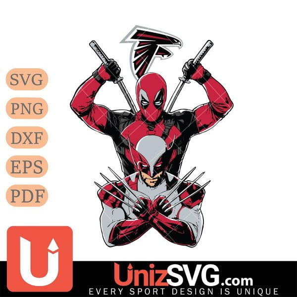 Atlanta Falcons Deadpool And Wolverine NFL