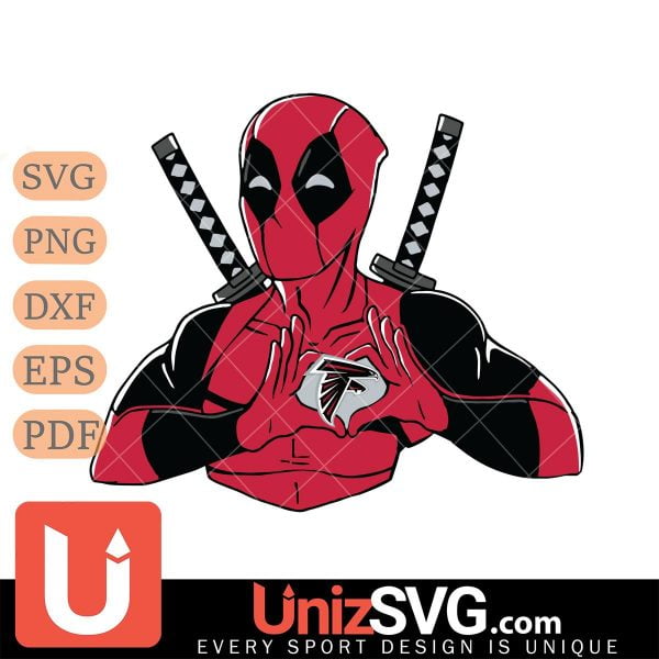 Atlanta Falcons Deadpool Love