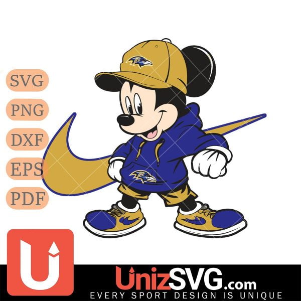 Baltimore Ravens Cool Mickey Mouse