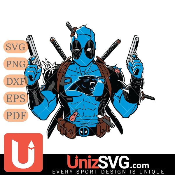 Carolina Panthers Cool Deadpool