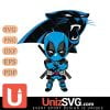 Carolina Panthers Cute Deadpool