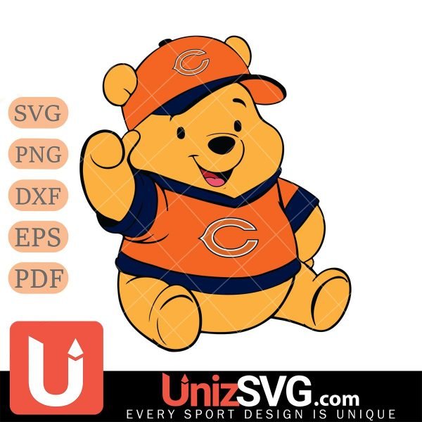 Chicago Bears Pooh Bear