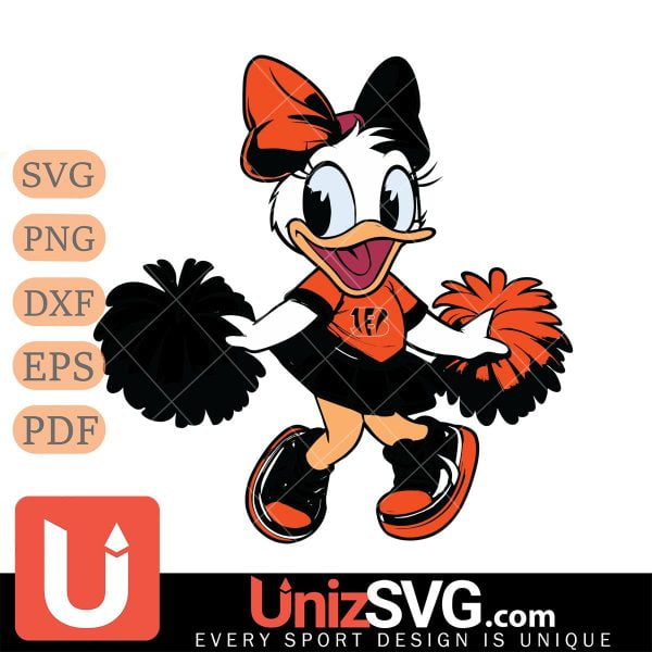 Cincinnati Bengals Daisy Duck Cheerleader