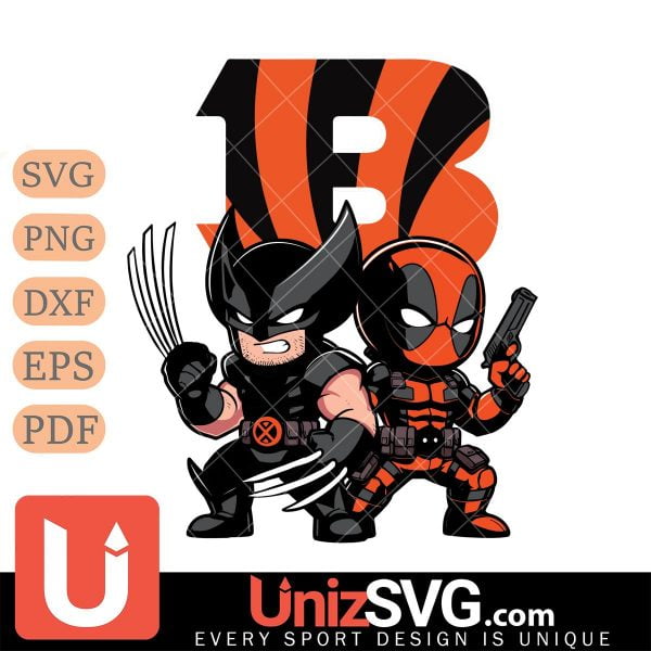 Cincinnati Bengals Deadpool And Wolverine