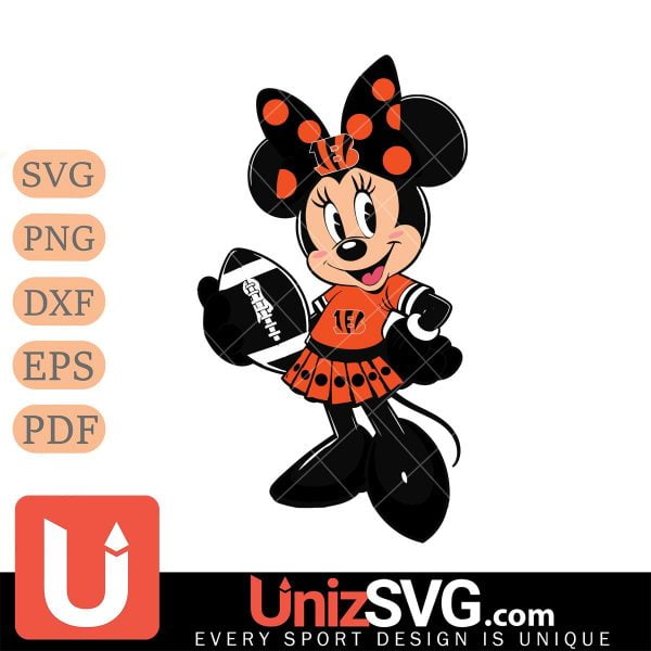 Cincinnati Bengals Minnie Mouse