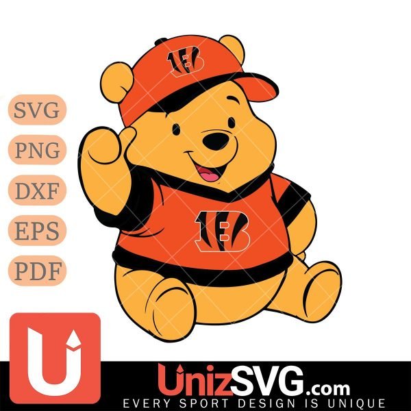 Cincinnati Bengals Pooh Bear