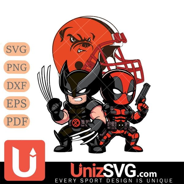 Cleveland Browns Deadpool And Wolverine