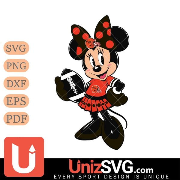 Cleveland Browns Minnie Mouse