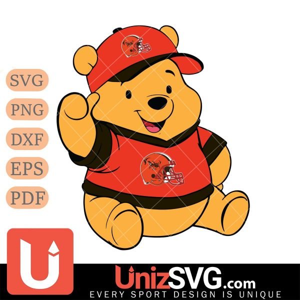 Cleveland Browns Pooh Bear