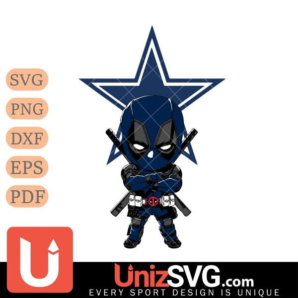 Dallas Cowboys Cute Deadpool