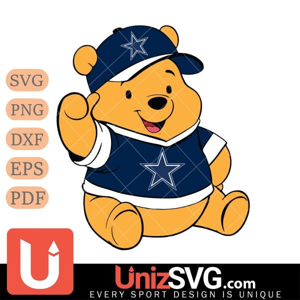 Dallas Cowboys Pooh Bear