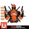 Denver Broncos Cool Deadpool