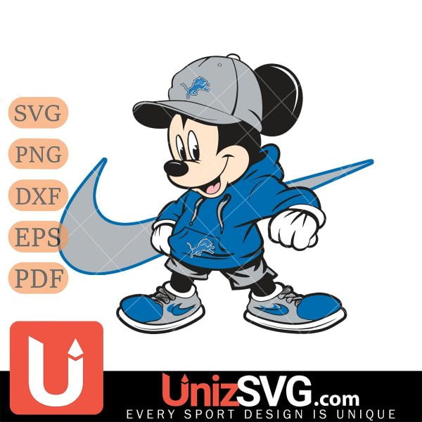 Detroit Lions Cool Mickey Mouse