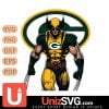 Green Bay Packers Badass Wolverine