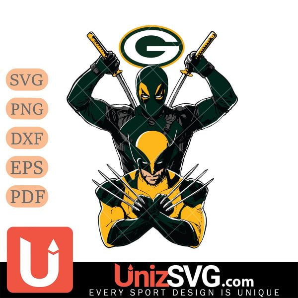 Green Bay Packers Deadpool And Wolverine NFL