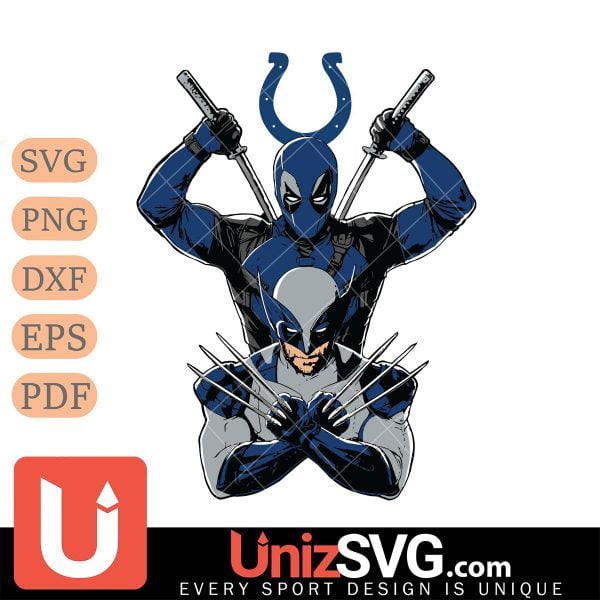 Indianapolis Colts Deadpool And Wolverine NFL