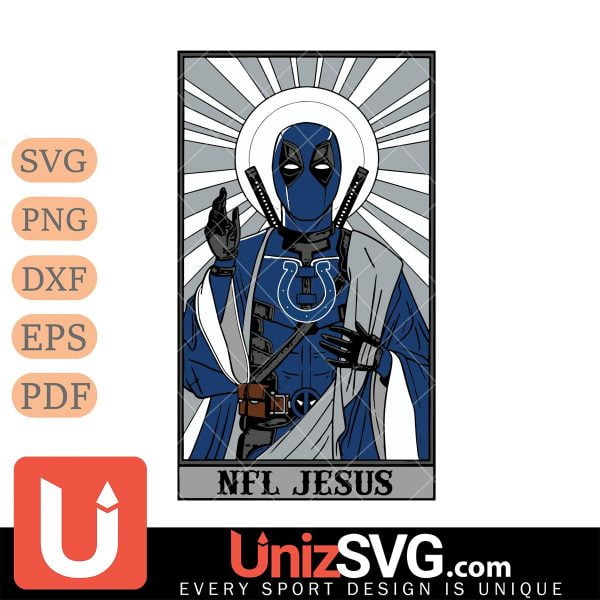 Indianapolis Colts Deadpool NFL Jesus