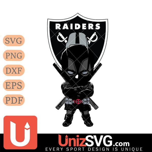 Las Vegas Raiders Cute Deadpool