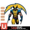 Los Angeles Chargers Badass Wolverine