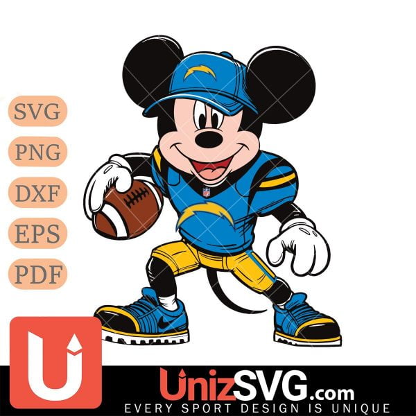 Los Angeles Chargers Mickey Mouse