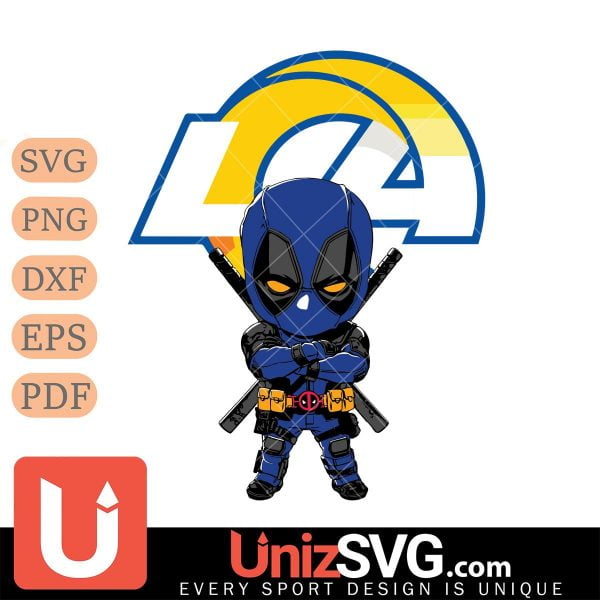 Los Angeles Rams Cute Deadpool