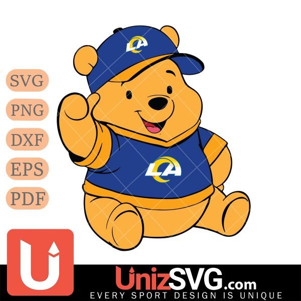 Los Angeles Rams Pooh Bear