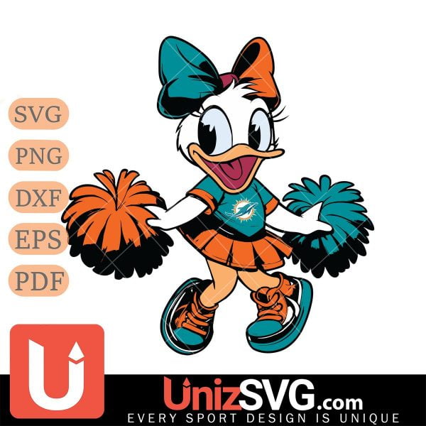 Miami Dolphins Daisy Duck Cheerleader