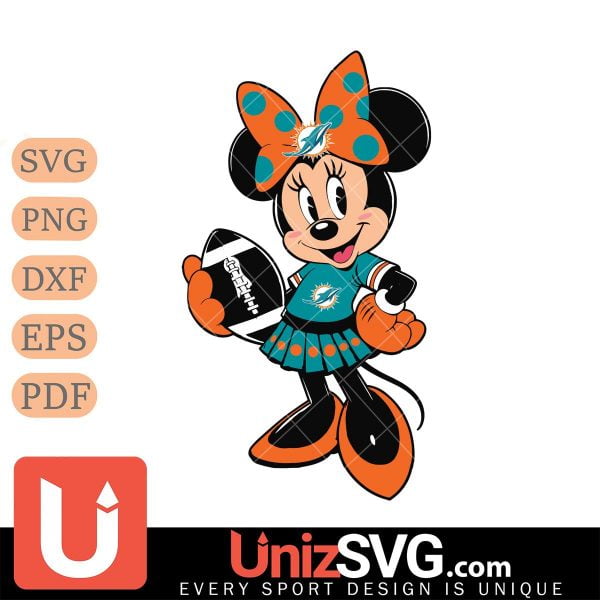 Miami Dolphins Minnie Mouse