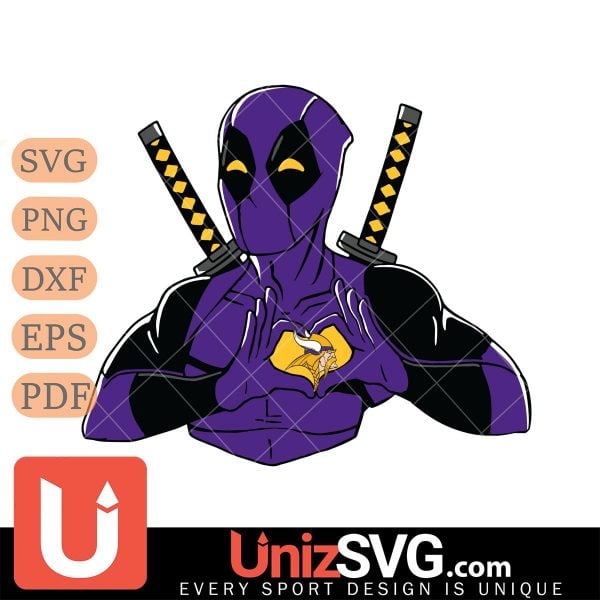 Minnesota Vikings Deadpool Love