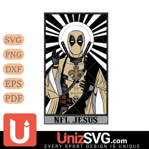 New Orleans Saints Deadpool NFL Jesus