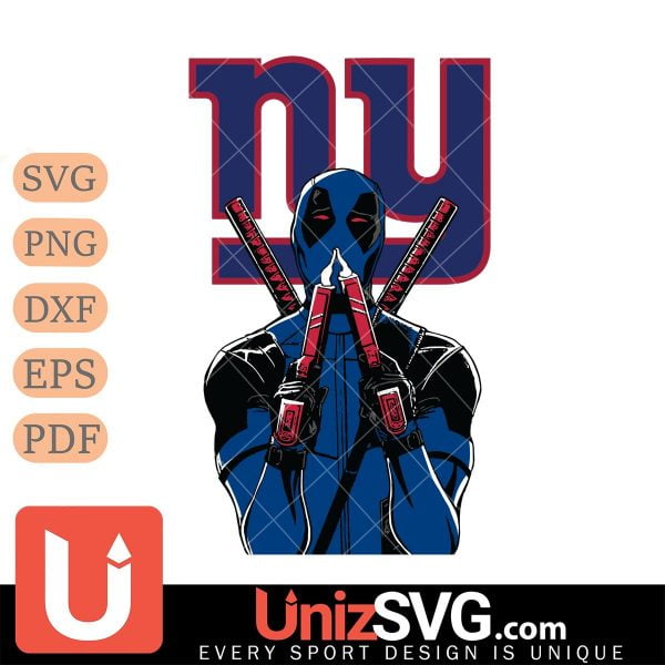 New York Giants Badass Deadpool