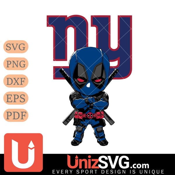 New York Giants Cute Deadpool