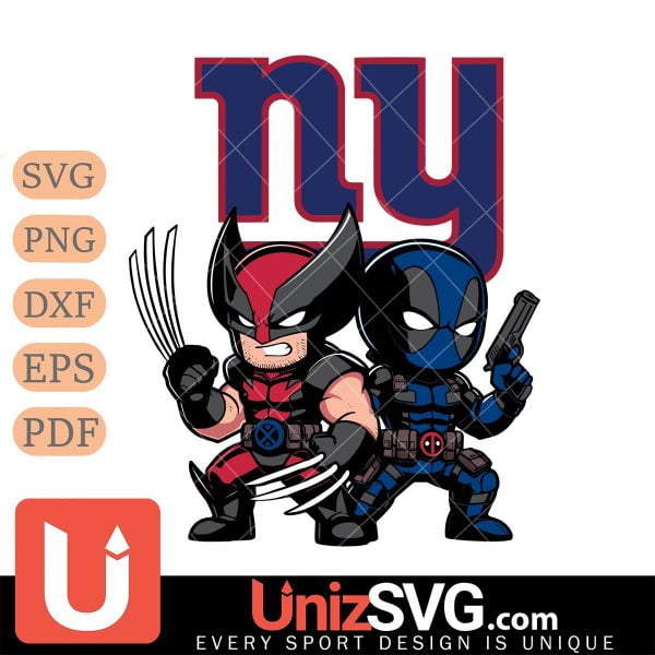 New York Giants Deadpool And Wolverine