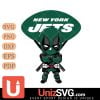 New York Jets Cute Deadpool