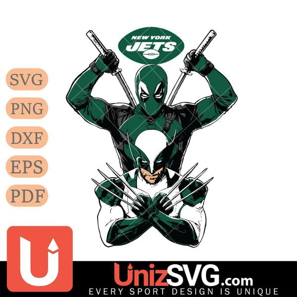 New York Jets Deadpool And Wolverine NFL