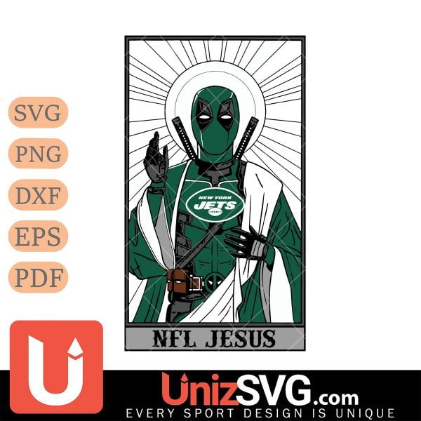 New York Jets Deadpool NFL Jesus