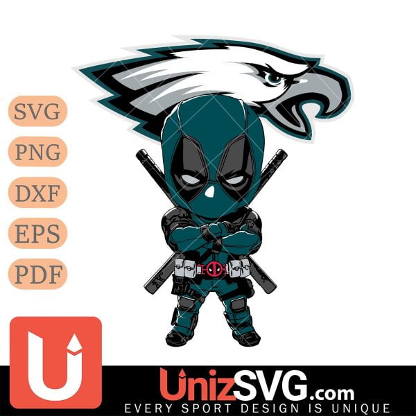 Philadelphia Eagles Cute Deadpool