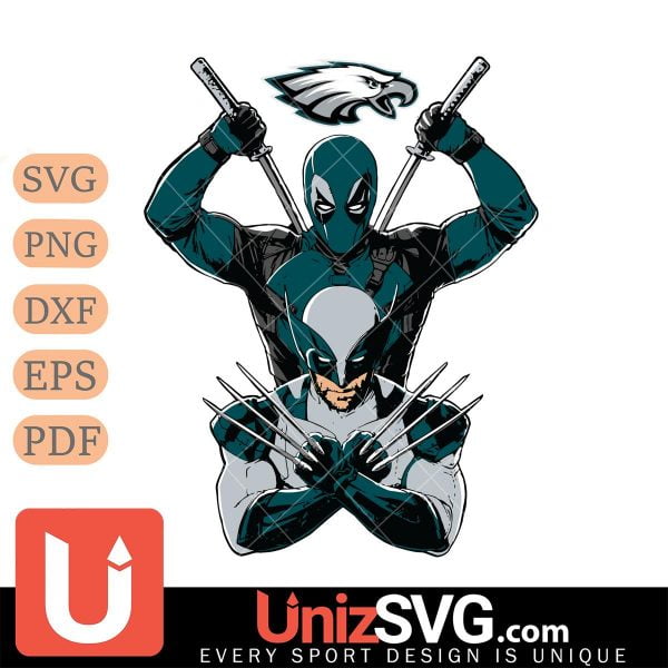 Philadelphia Eagles Deadpool And Wolverine NFL