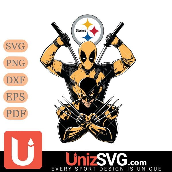 Pittsburgh Steelers Deadpool And Wolverine NFL